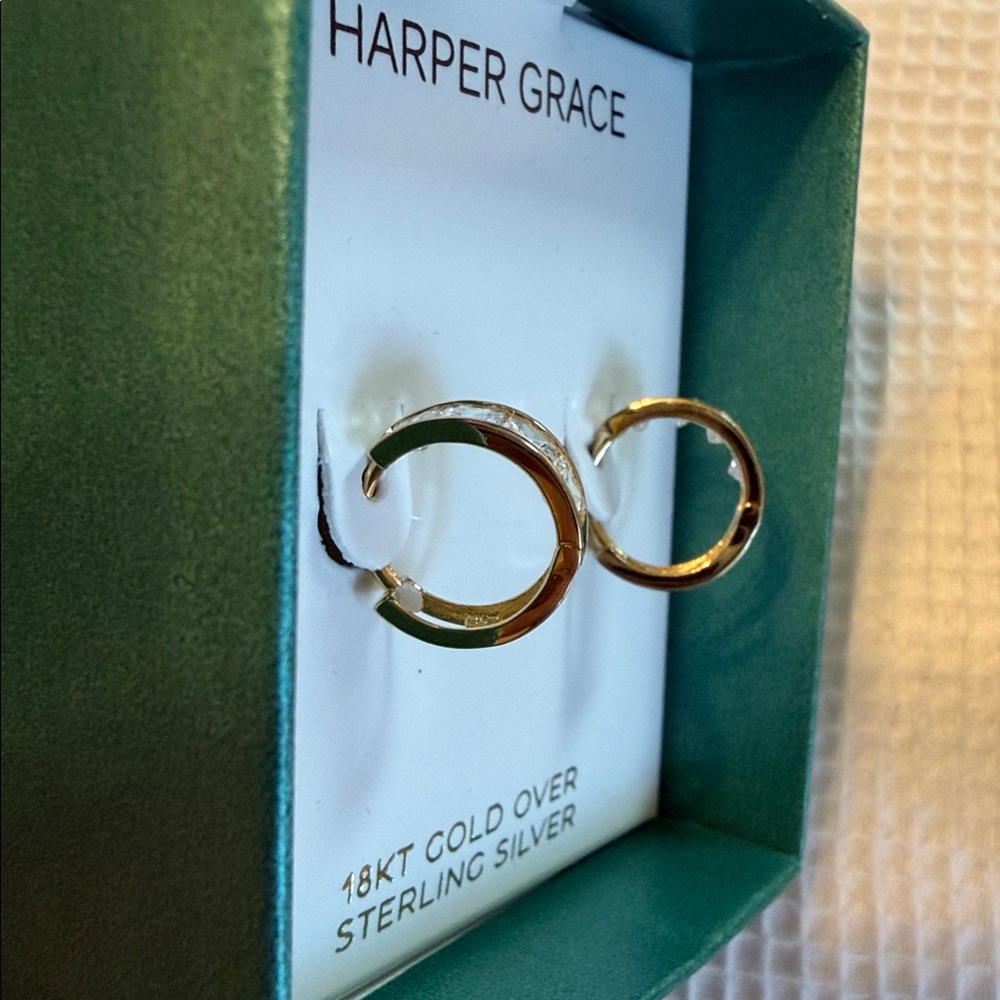 Harper Grace Gold and Silver Earrings - Picture 4 of 9